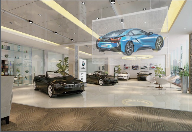 LED透明屏4S店應(yīng)用圖 LED透明屏4S店應(yīng)用圖